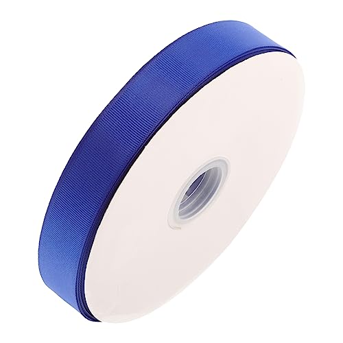 NUOBESTY Schleife Wickeln Bänder Satinband Goldener Stoff Bausatz Bogen Sackleinen Grünes Band Schmuck Strauß Haarband Zierband Geschenkverpackungsband Geschenkband Navy Polyester von NUOBESTY