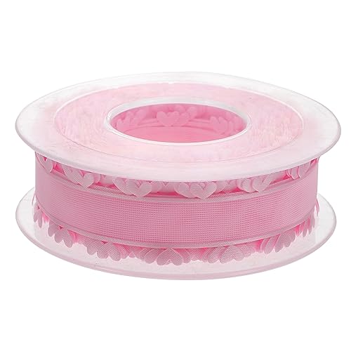 NUOBESTY Schleife ribbon bandfeile schärpe schenken Geschenkidee Valentinsband Bänder für Blumensträuße rotes Band Verpackungsband Quaste Banddekor Geschenkverpackungsbänder Polyester Rosa von NUOBESTY