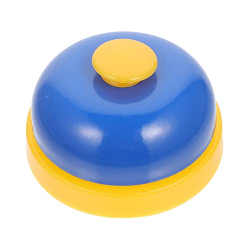 NUOBESTY Spielglocke hühner spielsachen für rezeptionsklingel Haustierglocke rezeptionsglocke Hund handgehaltene Glocke Ringtür Tischspiel Glocke Rufglocke Metall Blue von NUOBESTY