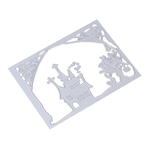 NUOBESTY Stanzteile zum Selbermachen Bausatz stirbt für die Kartenherstellung Spinnennetz sterben Spider Web Cutting die DIY Stencil Template schablonen Stanzformen Kohlenstoffstahl Silver von NUOBESTY