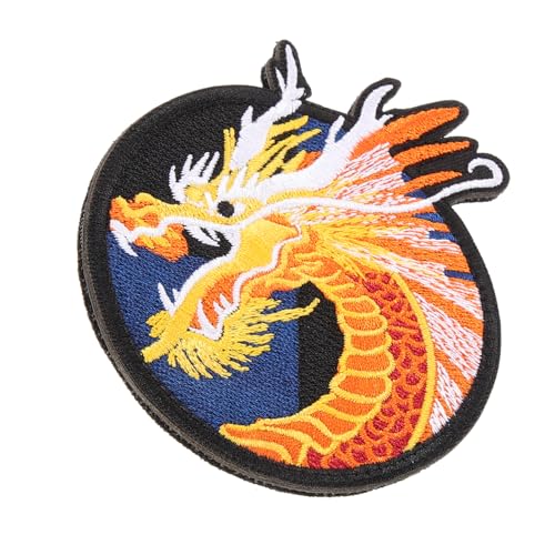 NUOBESTY Stickflicken aufbügeln rucksack patch kletteissen Drachen Dekoration Patch Cartoon-Kleidungsaufnäher Anhänger DIY-Patches für Kleidung Kleiderflicken selber machen Nylon von NUOBESTY