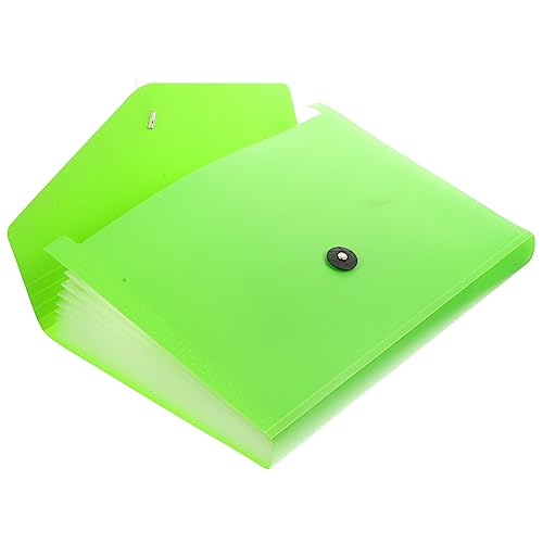 NUOBESTY Test papier Clip Orgel tasche erweiterbarer Dateiordner Mappen für Hefter Office-Datei-Organizer aufbewahrungstasche storage boxes Dokument-Organizer-Ordner Akkordeon Binder Green von NUOBESTY