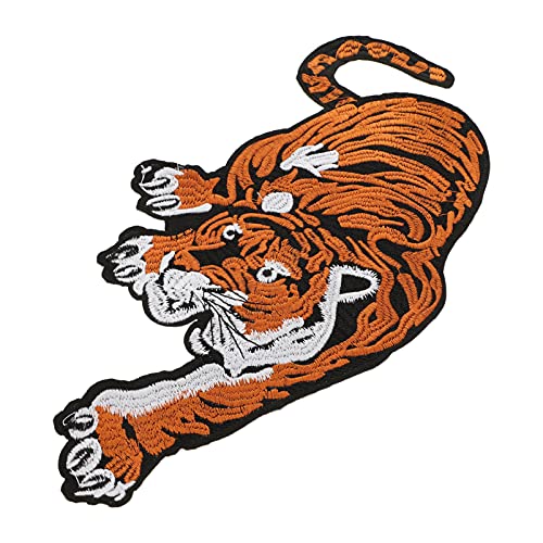 NUOBESTY Tier-applikation Tiger-design Zum Aufnähen Sticken für Modische Kleidung von NUOBESTY