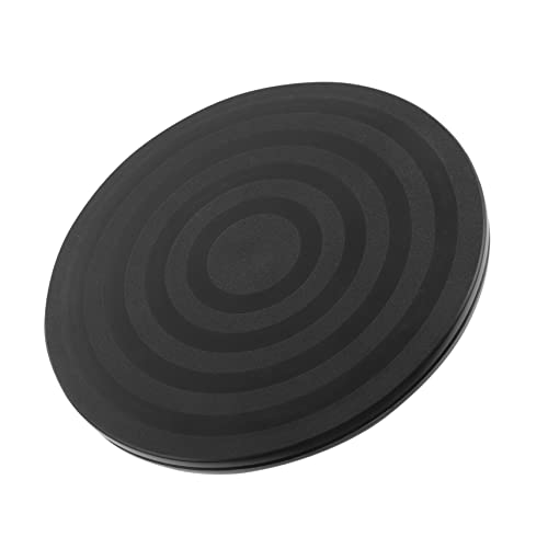 NUOBESTY Töpfer-Plattenspieler ton basteln Tonkunst DIY Tonplatten-Displayständer Töpfermaschine Tonskulptur-Stift werkzeug Drehscheibe für Tonskulpturen 360-Grad-Drehgelenk Plastik Black von NUOBESTY