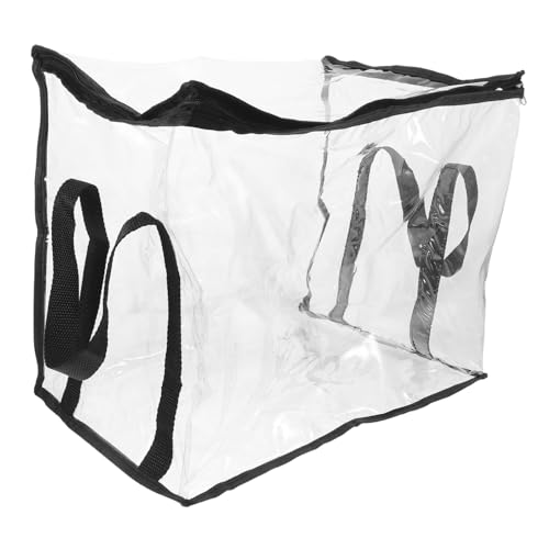 NUOBESTY Tragbare Aufbewahrungstasche Friseurtasche Taschenaufbewahrung Tasche Für Dokumentenmappen Büchertaschen Für Reise-kulturbeutel Aktentaschen Pvc-tasche Polyester Black von NUOBESTY