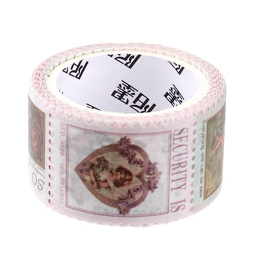 NUOBESTY Scrapbooking-aufkleber Stempel Retro-washi-tape Papieraufkleber Tagebuchaufkleber Rahmenaufkleber Basteln für Tagebuchdekorationen von NUOBESTY