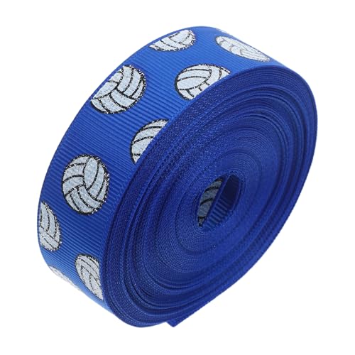 NUOBESTY Volleyballband Auf Rolle Sportband Cheerleader Band Volleyball Haarbänder Volleyball Bastelbedarf Sportballband Sport Softballbänder Zum Basteln Blaues Polyester NUOBESTY Volleyballband Auf Rolle Sportband Cheerleader Band Volleyball Haarbänder Volleyball Bastelbedarf Sportballband Sport Softballbänder Zum Basteln Blaues Polyester von NUOBESTY