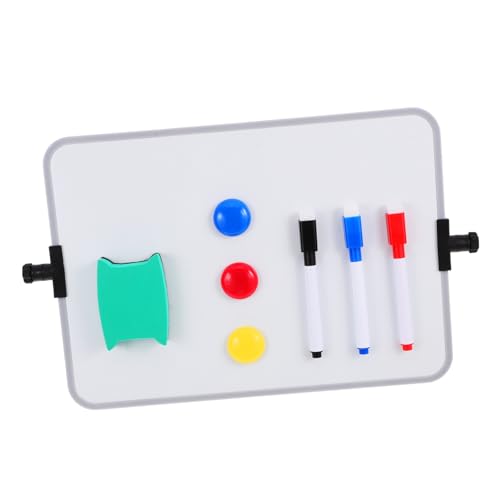 NUOBESTY Whiteboard Set Desktop Whiteboard Für Kinder Zeichenblock Weiße Tafel Mini Whiteboard Kleine Weiße Tafeln Abwischbare Tafel Weiße Tafel Mit Staffelei von NUOBESTY