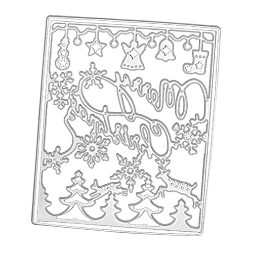 NUOBESTY Würfel aus Kohlenstoffstahl weihnachtsfeier liefert Scrapbooking-Stanzformen Weihnachtsstanzungen halloween theme würfelunterlage Schneidemesser Metallstanzschablonen Prägestempel von NUOBESTY