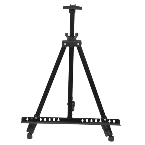 NUOBESTY Zusammenklappbare Staffelei Monitorständer Eisle Anzeige Ausstellungsstände Deckel tripod terassenliege easel professionelle Display-Staffelei bequemer Staffeleiständer Eisen Black von NUOBESTY