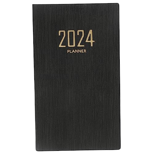 NUOBESTY creative writing büroartikel notzibuch Schreibwaren the plan Pläne Bürobedarf Monatsplaner 2024 Multifunktions-Planer-Organizer Notizblöcke für den täglichen Gebrauch paperi Black von NUOBESTY