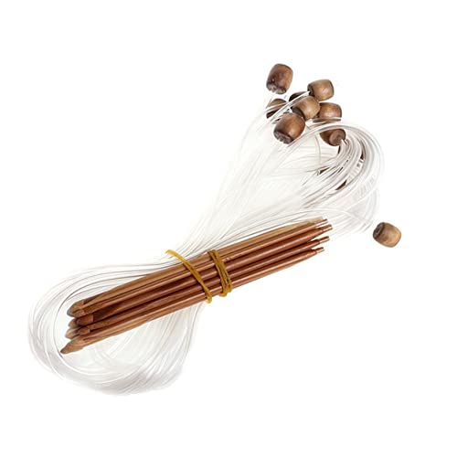 NUOBESTY hakennägel hekeln nadeln hakelnadelsets crochet hooks crochet set Häkelset j Haken Kabel Häkelnadel doppelt Maschine Bausatz Planke Schaumstoffplatte werkzeug Hölzern Coffee von NUOBESTY