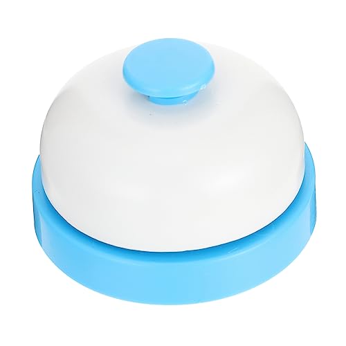 NUOBESTY läute die Glocke handglocke rezeptionsklingel rezeptionsglocke tischglocke Kundenrufglocke Haustierglocke Tür Pub pro Glockenspiel Planke Empfangsglocke Tischklingel Plastik Blue von NUOBESTY