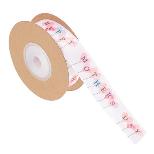 NUOBESTY muttertagsband Chiffonband Band zum Verpacken leichtes Band Schleife Sackleinen geschenkverpackung muttertag Polyester Geschenkband exquisites Wickelband Geschenkband zum Muttertag von NUOBESTY