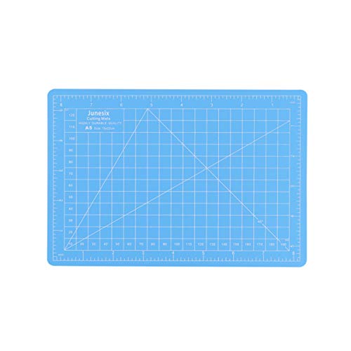 NUOBESTY selbstheilende Schneidematte cutting mat zuschneidematte scrabook handwerkskunst bastelzeug Tabla Bretter Quilt-Schneidematte Bastelschneidematte Malmatte geschnittenes Brett Blue von NUOBESTY