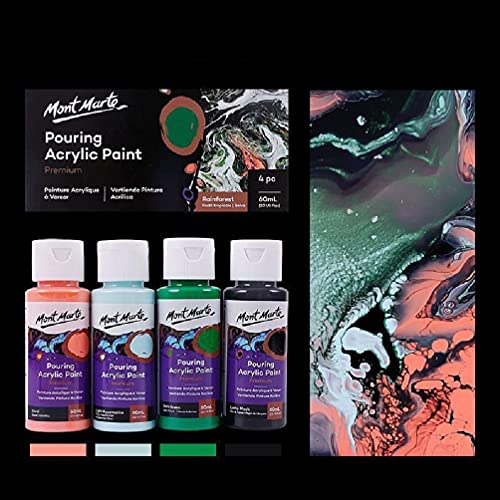 NURCIX 60 Pigment Acrylfarben Set Flüssige Marmorierungsfarbe Acryl Gießmedium Zeichenwerkzeug Für Künstler DIY Kunstbedarf Farbiges Acrylpulver von NURCIX