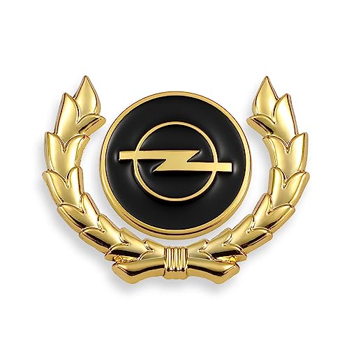 NURCIX Auto Metall 3D Emblem, Für OPEL Kofferraum Logo Buchstabe Aufkleber modifiziertes Abzeichen Sticker Styling Zubehör von NURCIX