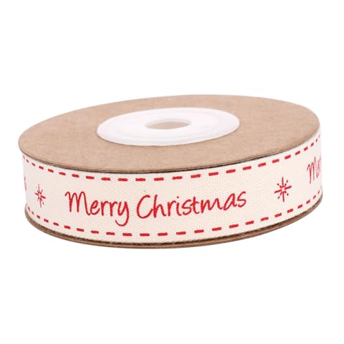 NUSITOU 1 Rolle Weihnachtsgeschenkverpackungsband Aus Für Kleidungskanten Dekoratives Geschenkband Mit Festlichem Design Ideal Zum Basteln Und Verpacken Von Geschenken von NUSITOU