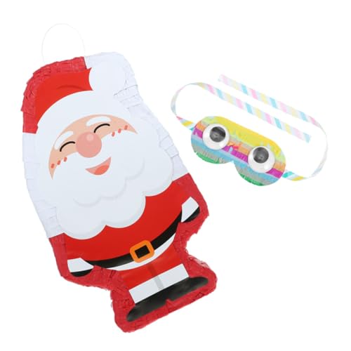 NUSITOU 1 Set Partyzubehör Weihnachtsmann Partydekoration Partydeko Papier Weihnachtsmann Party Pinata von NUSITOU