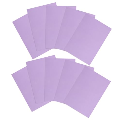 NUSITOU 10st Kartenvorrat Farbiger Karton Farbiger Halloween-karton Weihnachtskarton Farbkarton Buntes Kartenmaterial Bastelkarton Karton Weihnachten Scrapbook-karton Papier Violett von NUSITOU