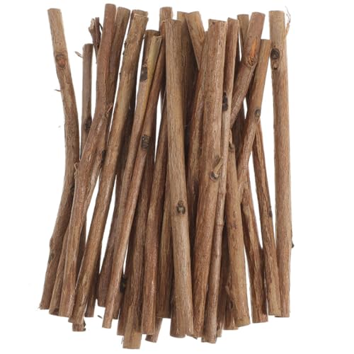 NUSITOU 150pcs Handgefertigte Mal-requisiten Foto-requisiten-sticks Holzstäbchen Zum Basteln Holzstöcke Bauen Zweige Stecken Zweige Basteln Holzstöcke Für Diy Modellbauzweige Brown Hölzern von NUSITOU