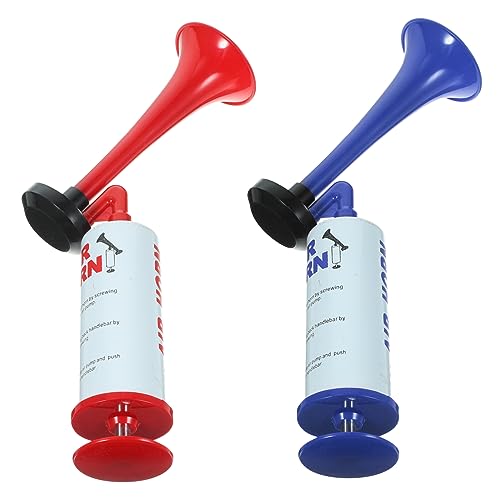 NUSITOU Air Horn Hand Push Trompete für Fußball Veranstaltungen Megaphon Cheer Air Horn Fußball Party Favor von NUSITOU