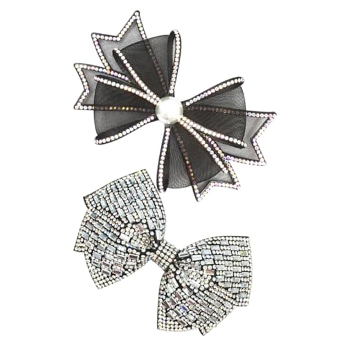 NUSITOU 2 Stück Strass Bowknots Kopfschmuck Zubehör Schöne DIY Materialien Für Kreative Kopfbedeckungen Und Taschen Ideal Für Accessoires Und Individuelle Gestaltung von NUSITOU