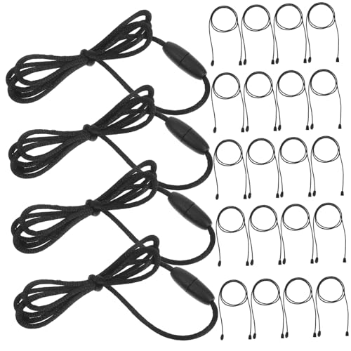 NUSITOU 30 Sets Abnehmbare Halsketten Lanyard Perlenarmband Lanyards Mit Breakaway Lanyard Verschluss Perlenschnur Clips Verstellbare Seil Halskette Lanyard Breakaway Verschluss von NUSITOU