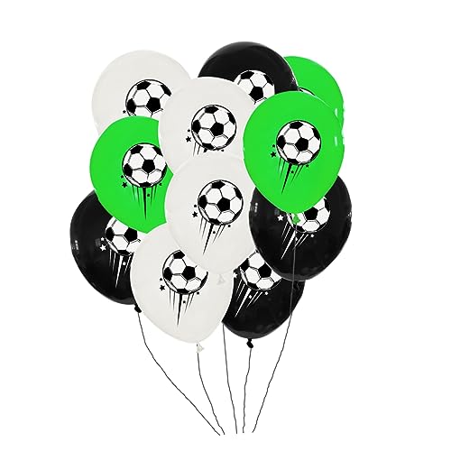 NUSITOU 30er Set Fußball Druckballons Latexballons Und Für Kindergeburtstag Fußball Motto Party Dekoration Für Jungen von NUSITOU