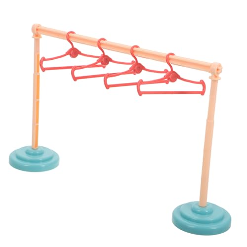 NUSITOU 4 Set Kleidung Organizer Rack Puppe Kleidung Rack Für Baby Pet Puppen Spielzeug Zubehör Für Kinder Spielhaus Party von NUSITOU