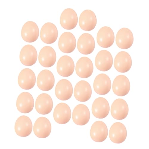 NUSITOU 50 Stück Ostereier Für Kinder DIY Kunststoff Eier Simulierte Eieremulation Aus Kunststoff Kunststoff Eier DIY Kunststoff Eier DIY Ostern Kunststoff Eier Layout von NUSITOU
