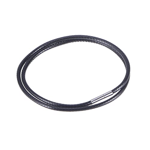 NUSITOU DIY Kristall Anhänger Kette 30 Mm Wachsseil Schwarz Für Frauen Mode Schnur Halskette Für Schmuckherstellung von NUSITOU