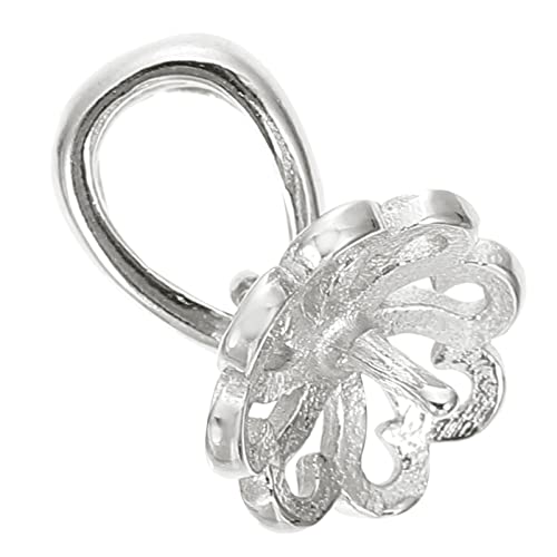 NUSITOU S925 Sterling Klappverschluss Für Schmuck Einfache Verbindungselemente Für Diy Armbänder Und Halsketten Charm Pinch Bails Für Kreative Schmuckgestaltung Kleine von NUSITOU