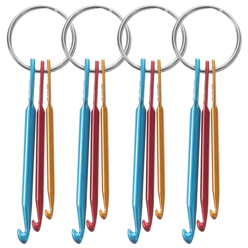 NUSITOU Tool Häkelhaken Nice Hakenset Hooks Häkelte Yarn Häkchen Mom Chain Women Knitting Sewing Haken Needles Strick Crochet Pulloverhäkchen Gesetzt for Key von NUSITOU