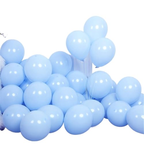 NUZBCPETR 30er-Packung kleiner 5-Zoll-Latexballons in Pastellfarben – perfekte Dekoration for Partys, Hochzeiten und mehr(Blu,5inch) von NUZBCPETR