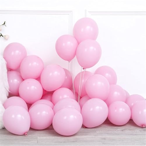 NUZBCPETR 30er-Packung kleiner 5-Zoll-Latexballons in Pastellfarben – perfekte Dekoration for Partys, Hochzeiten und mehr(Roze,5inch) von NUZBCPETR