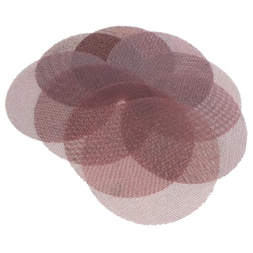 10 Stück 5 Zoll 125 mm Mesh-Schleifscheiben Klett-Schleifscheibe staubfrei Anti-Blockier-Schleifpapier für scharfes Schleifen für Möbel, 10 Stück, Körnung 240 von NUZIXINXW