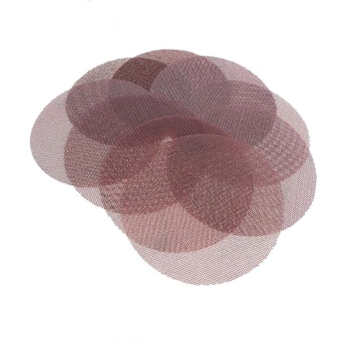 10 Stück 5 Zoll 125 mm Mesh-Schleifscheiben Klett-Schleifscheibe staubfrei Anti-Blockier-Schleifpapier für scharfes Schleifpapier für Möbel, 10 Stück, 1000 von NUZIXINXW