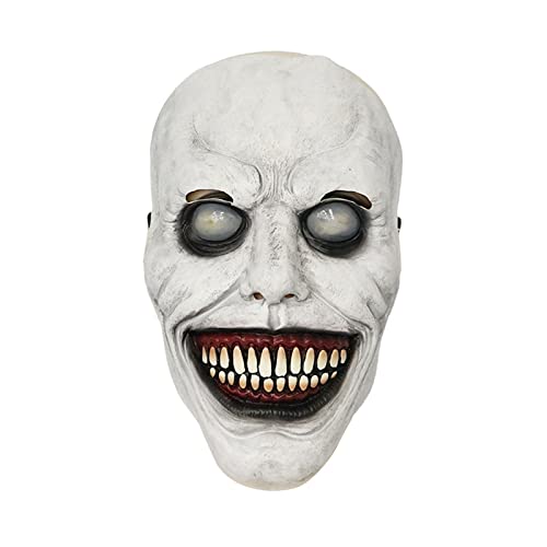 NVOQILIN Halloween Horror Half Face Scary for Facial Shield Ornament for Adults Male Female Costume Cosplay von NVOQILIN