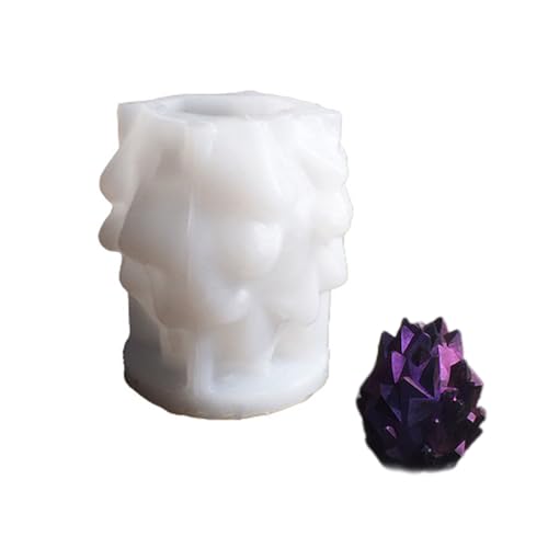 NVOQILIN Kristalldrachenfiguren-Form, Kerzenform, lebensmittelechtes Silikon, Dekorationsformen von NVOQILIN