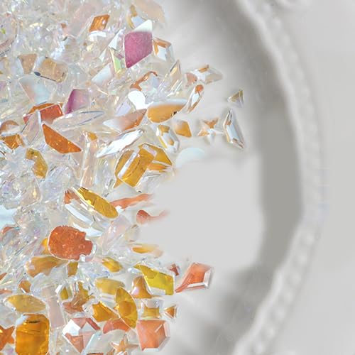 50 x 3D-Kristallnägel, Strasssteine, Schmuck, professionelle Nagelkunst, Maniküre, Nageldekorationen, einfach auf Nägeln zu befestigen von NYCEMAKEUP