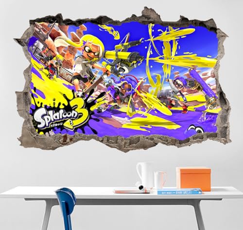 Cartoon Anime Spray Krieger 3d Wandaufkleber Für Jungen Schlafzimmer Nachttisch Layout, Selbstklebendes Raum Pvc Poster 40,60cm von NYCK