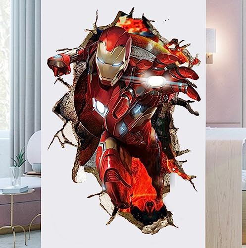 Film Und Fernsehen Umgebung Avengers Aufkleber Iron Man Green Giant Personalisierte Selbstklebende Wandtattoo 60,40cm 60 * 40 4 von NYCK