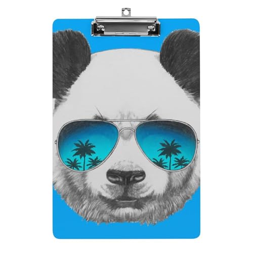 Panda Klemmbrett Zum Aufhängen Clipboard Hartplatten Klemme Für Papier Dokumente von NYKVTG