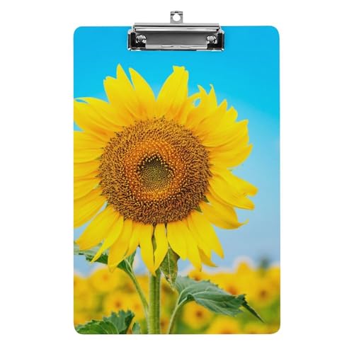 Sonnenblume Klemmbrett Zum Aufhängen Clipboard Hartplatten Klemme Für Papier Dokumente von NYKVTG