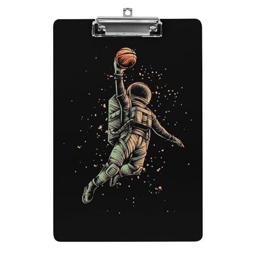 Weltraum-Basketball Klemmbrett Zum Aufhängen Clipboard Hartplatten Klemme Für Papier Dokumente von NYKVTG