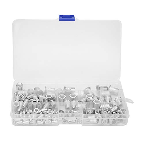 150pcs Aluminium Nietmutter Kit Hochfestige Hardware -Befestigungselemente Stanze Bohrwerkwerk Aluminium Nieten Nuss von NYSUZHOUJI