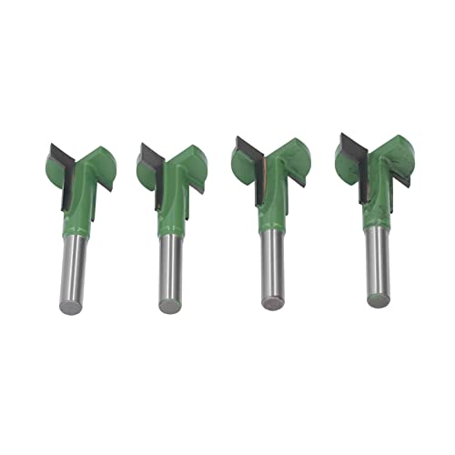 4 stücke T Slot Router Bit Wolfram Hartmetall Gerade Fringe Schlitzen Cutter Für Zimmerei Holzbearbeitung von NYSUZHOUJI