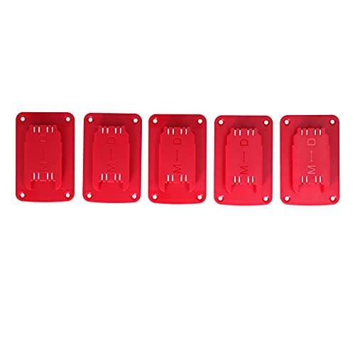 5Pcs Werkzeug Halter Halterung Batterie Befestigung Halterung Lagerung Rack für Power Tools (Rojo) von NYSUZHOUJI