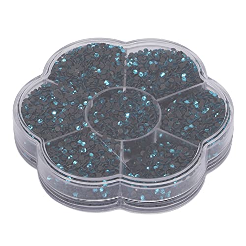 Glitzerndes Beauty-Set aus Glas-Strasssteinen zum Basteln von Nail-Art-Schuhen und mehr für den Haushalt (S601-Seeblau) von NYSUZHOUJI